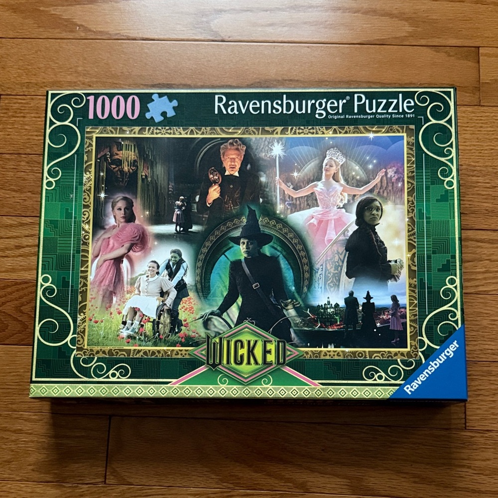 Ravensburger Wicked 2024 Movie 1000 pc. Wizard of Oz Puzzle A Grande / C Arivo